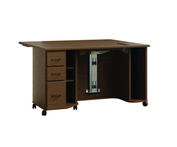 Open Sewing Cabinet