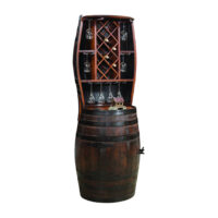 12 Bottle Barrel Hutch - Image 3