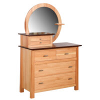 Olbrich Gardens Studio Chest with 36” Round Mirror